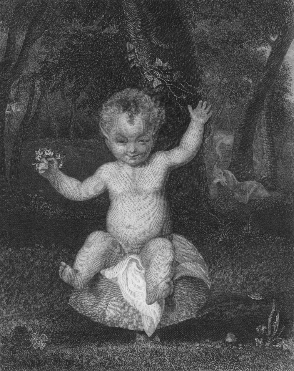 Puck, fra En skærsommernatsdrøm, c1800-tallet af Unbekannt