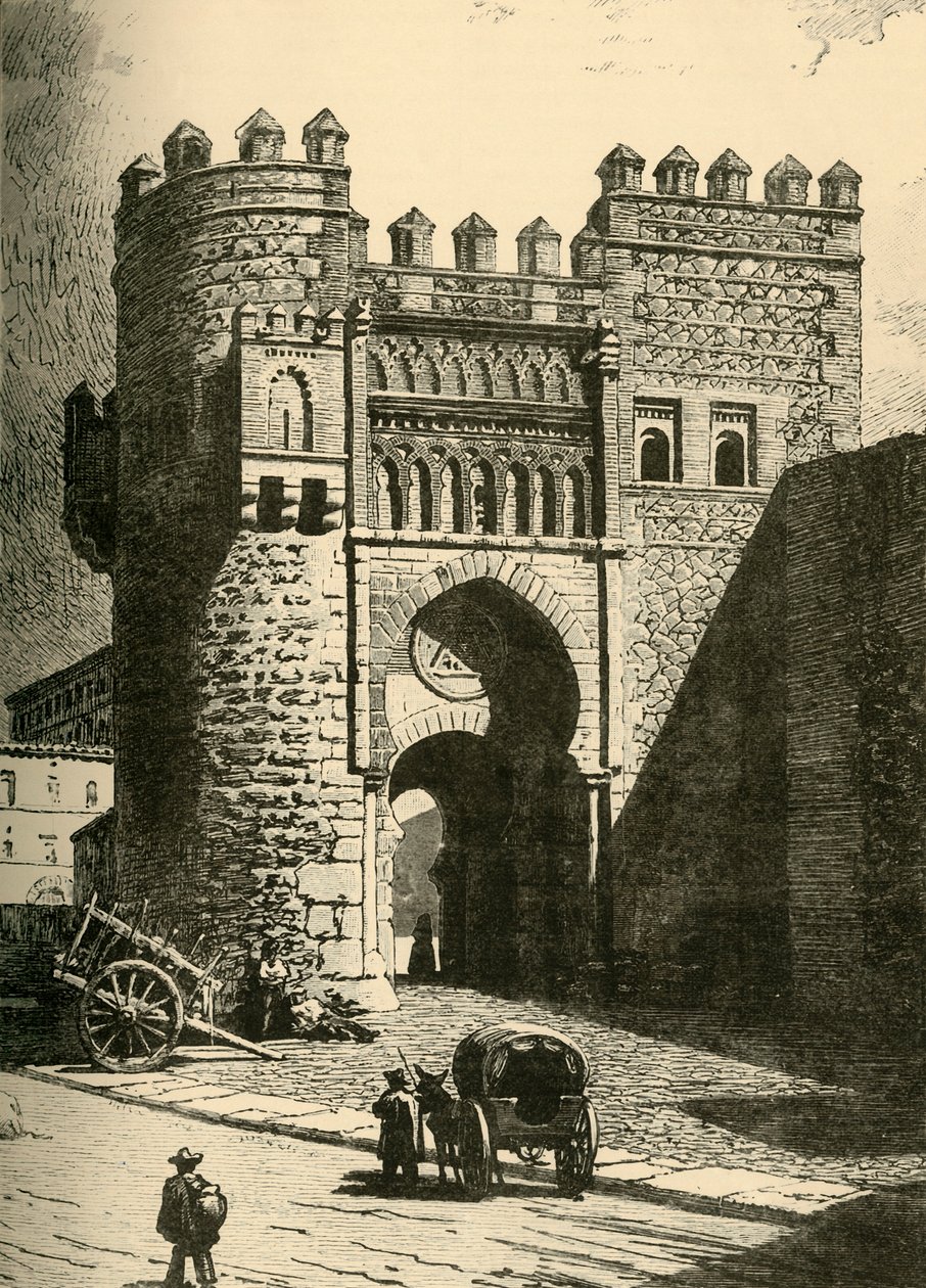 Puerta del Sol, Toledo, 1890. af Unbekannt