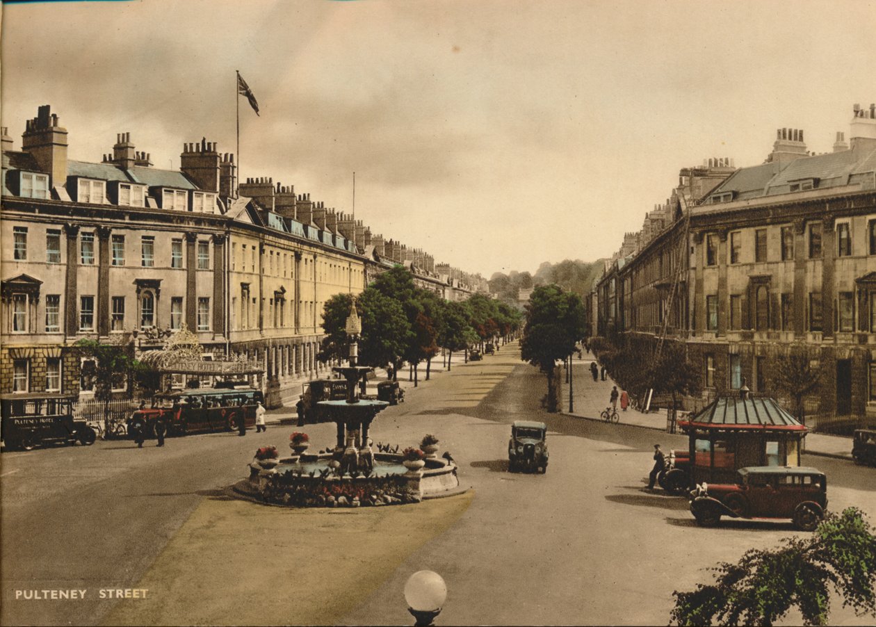 Pulteney Street, Bath, Somerset, c1925. af Unbekannt