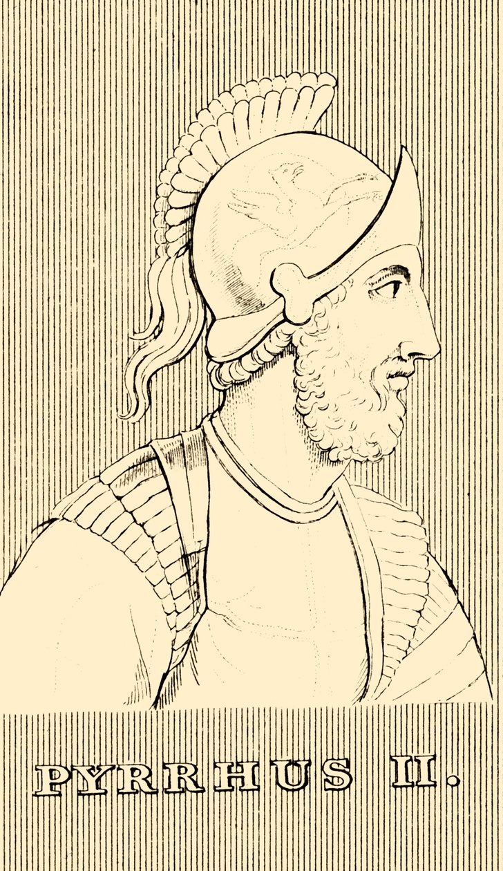 Pyrrhus II, fl 242-237 f.Kr., 1830. af Unbekannt