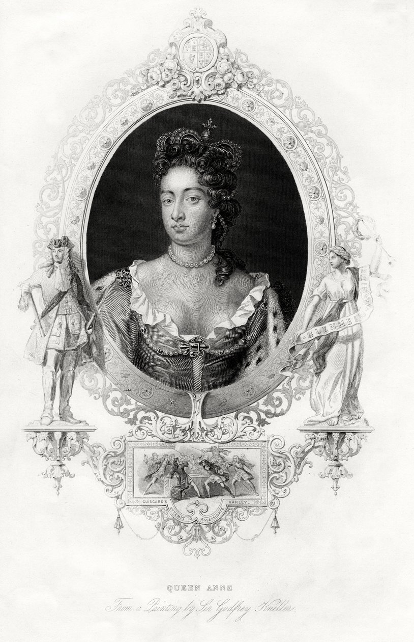 Dronning Anne, 1860 af Unbekannt