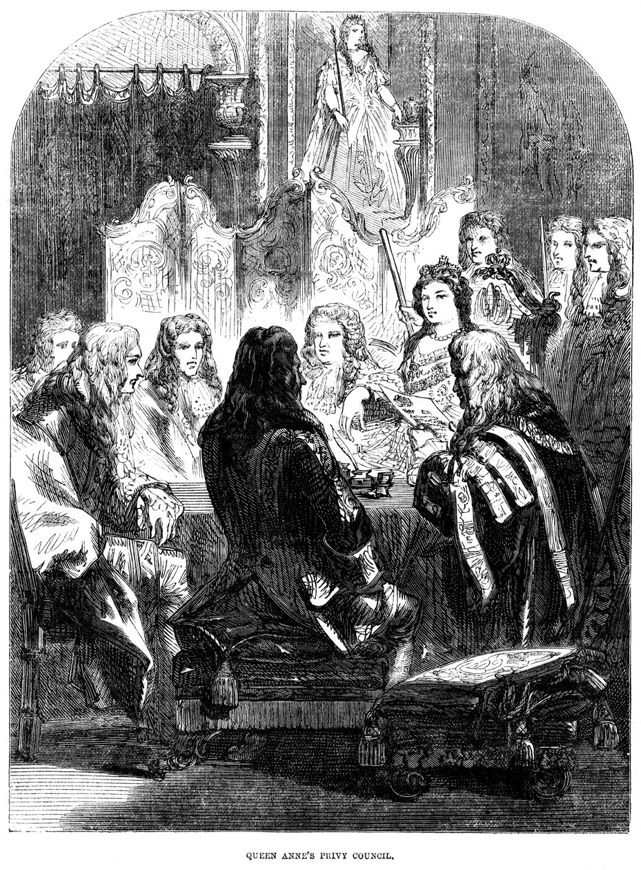 Dronning Annes 1665-1714 hemmelige råd af Unbekannt