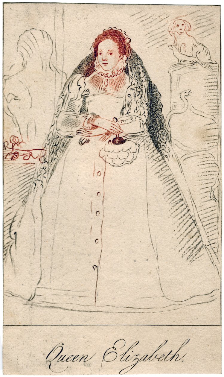 Dronning Elizabeth I af England, 1533-1603 af Unbekannt
