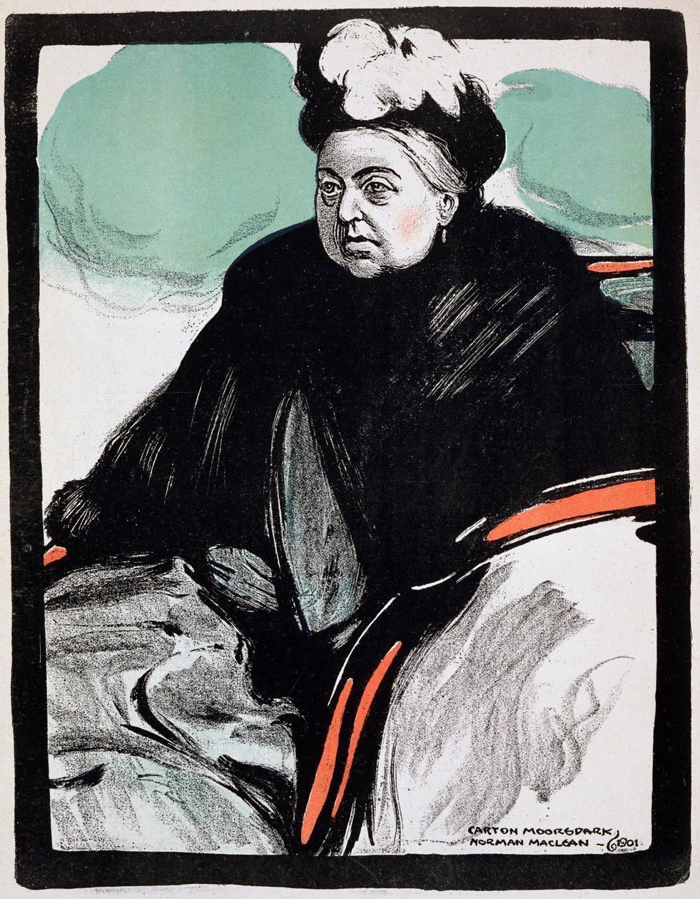 Dronning Victoria, 1901 af Unbekannt