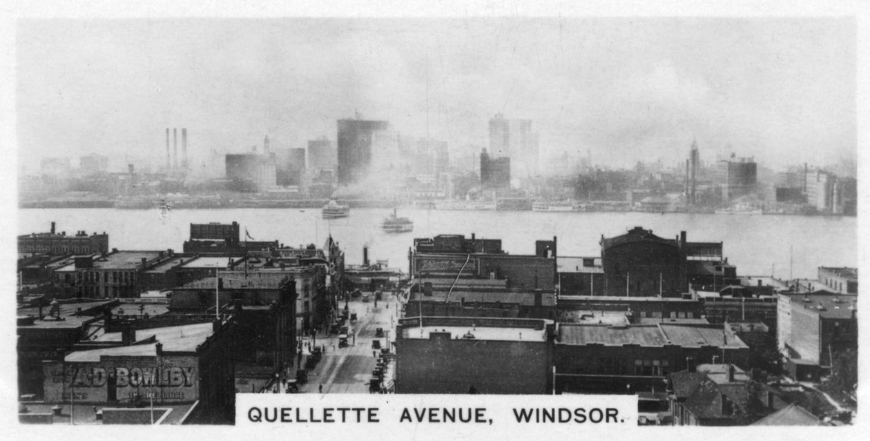 Quellette Avenue, Windsor, Ontario, Canada, c1920