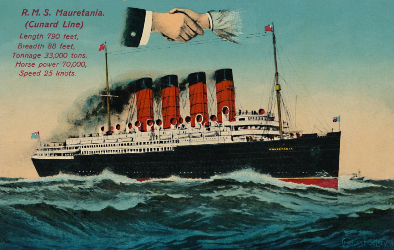 R.M.S. Mauretanien. Cunard Line, c1930