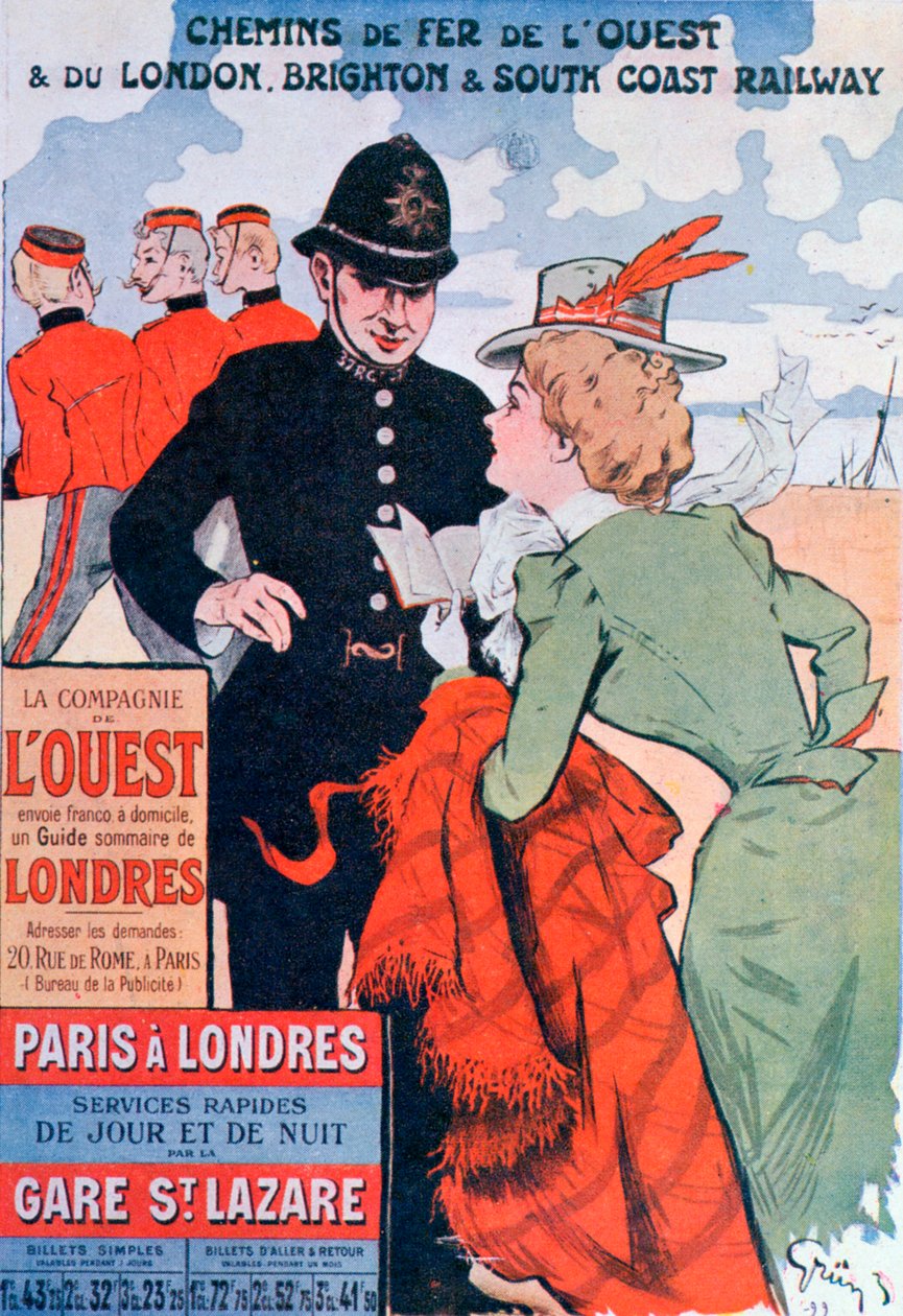 Vestens jernbaner, ca. 1900 af Unbekannt