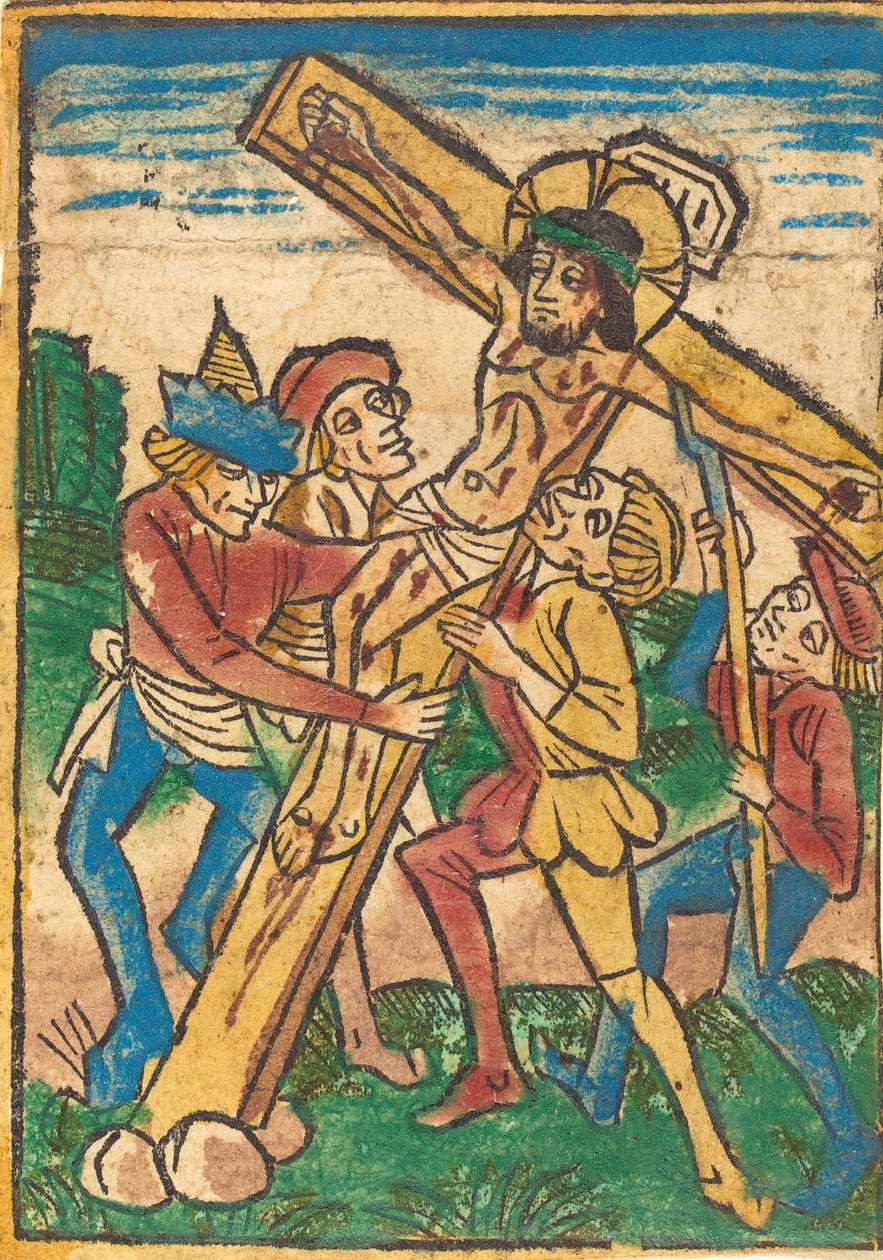 At rejse korset, ca. 1490. af Unbekannt