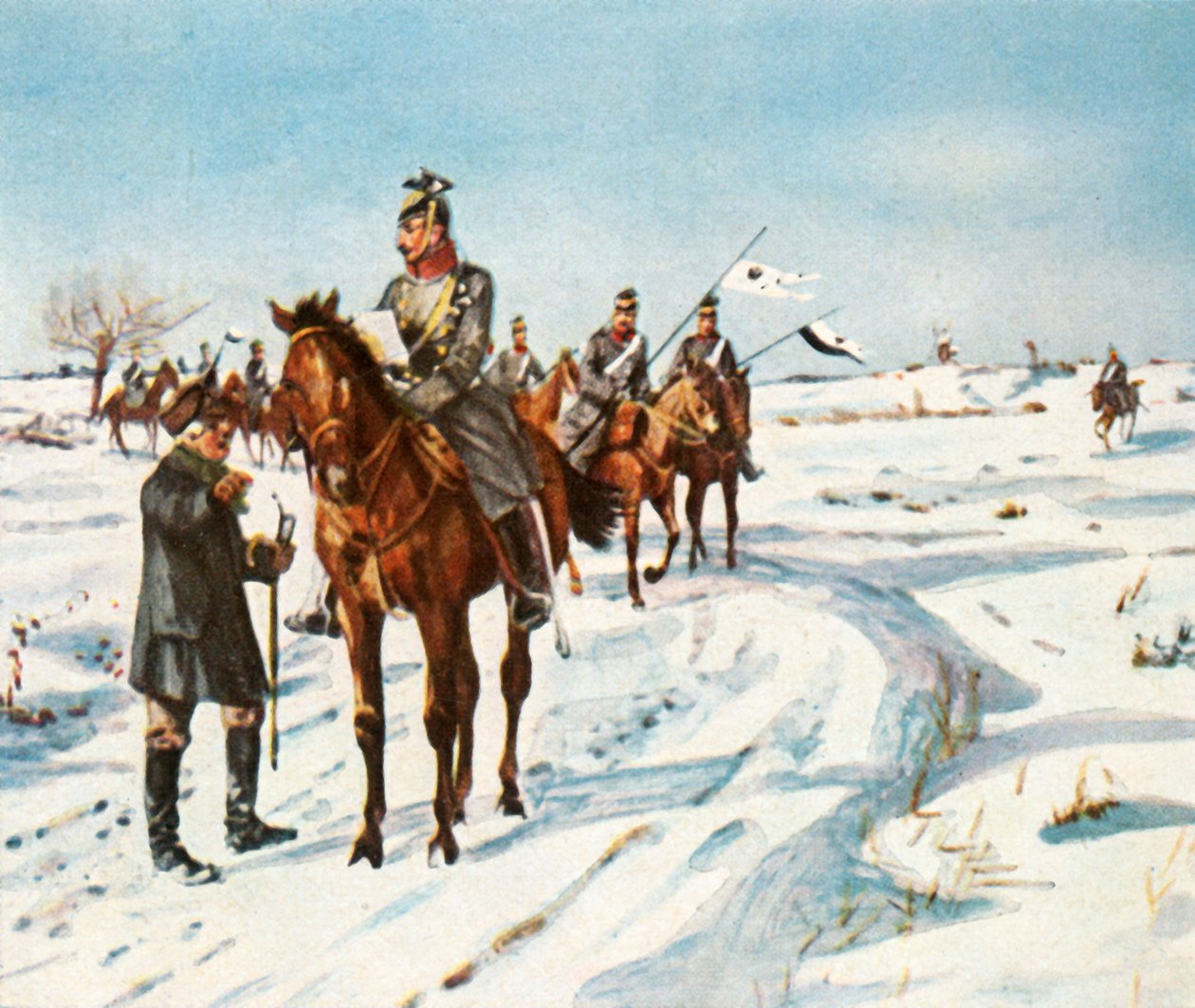 Rekognosceringsryttere, 187071, 1936. af Unbekannt