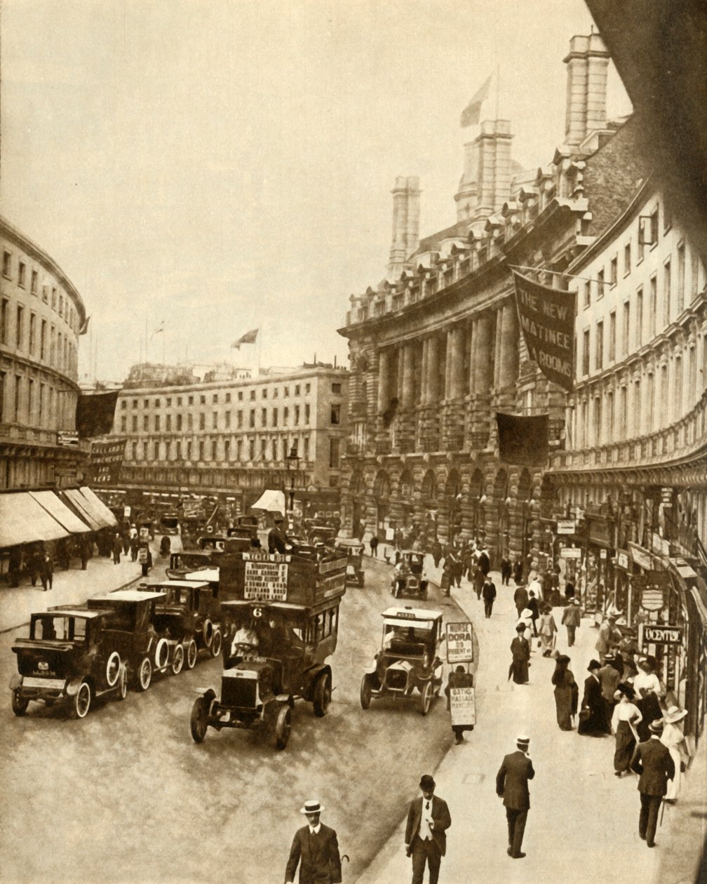 Regent Street, London, 1912, 1935. af Unbekannt