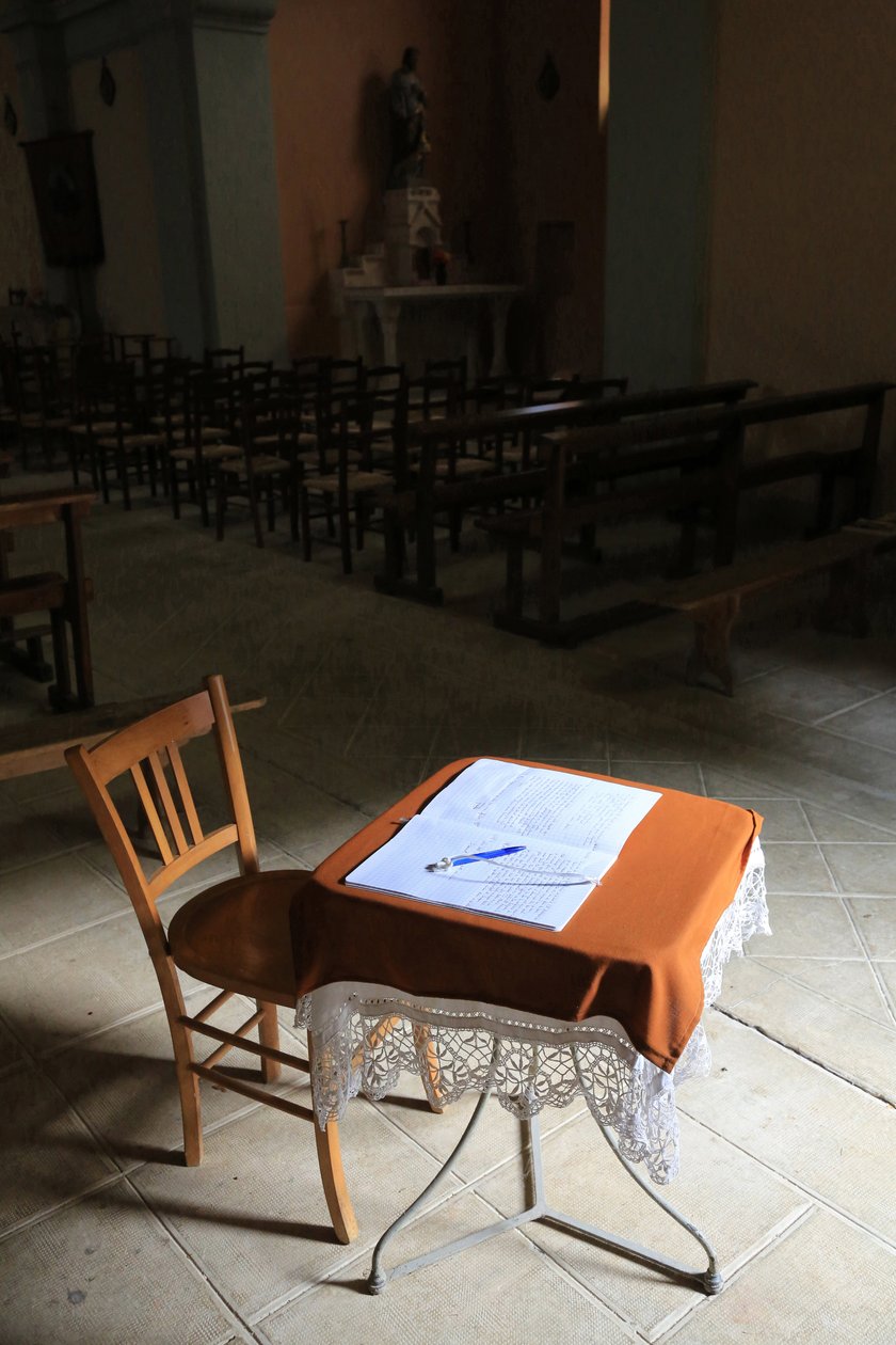 Registrer dig i en kirke. af Unbekannt