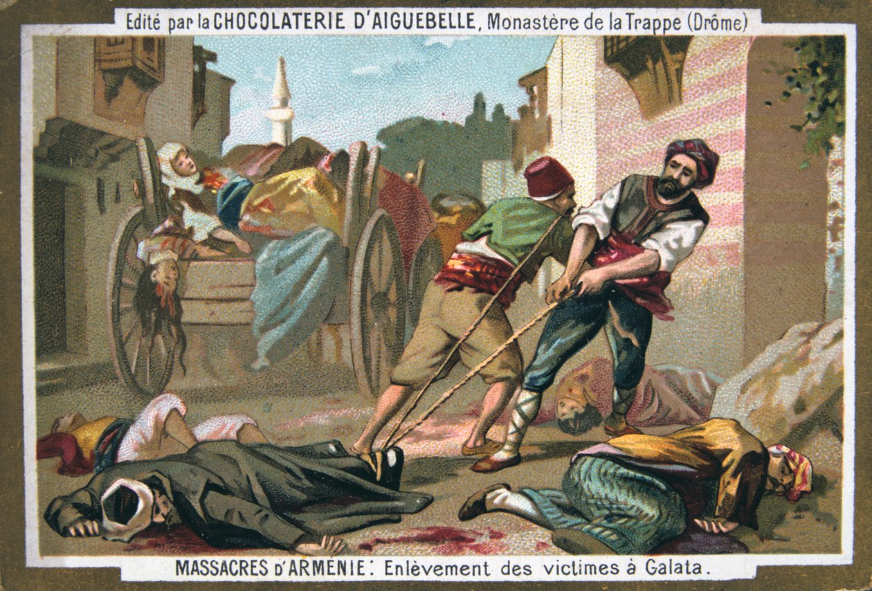 Fjernelse af ofre ved Galata, 1895 af Unbekannt