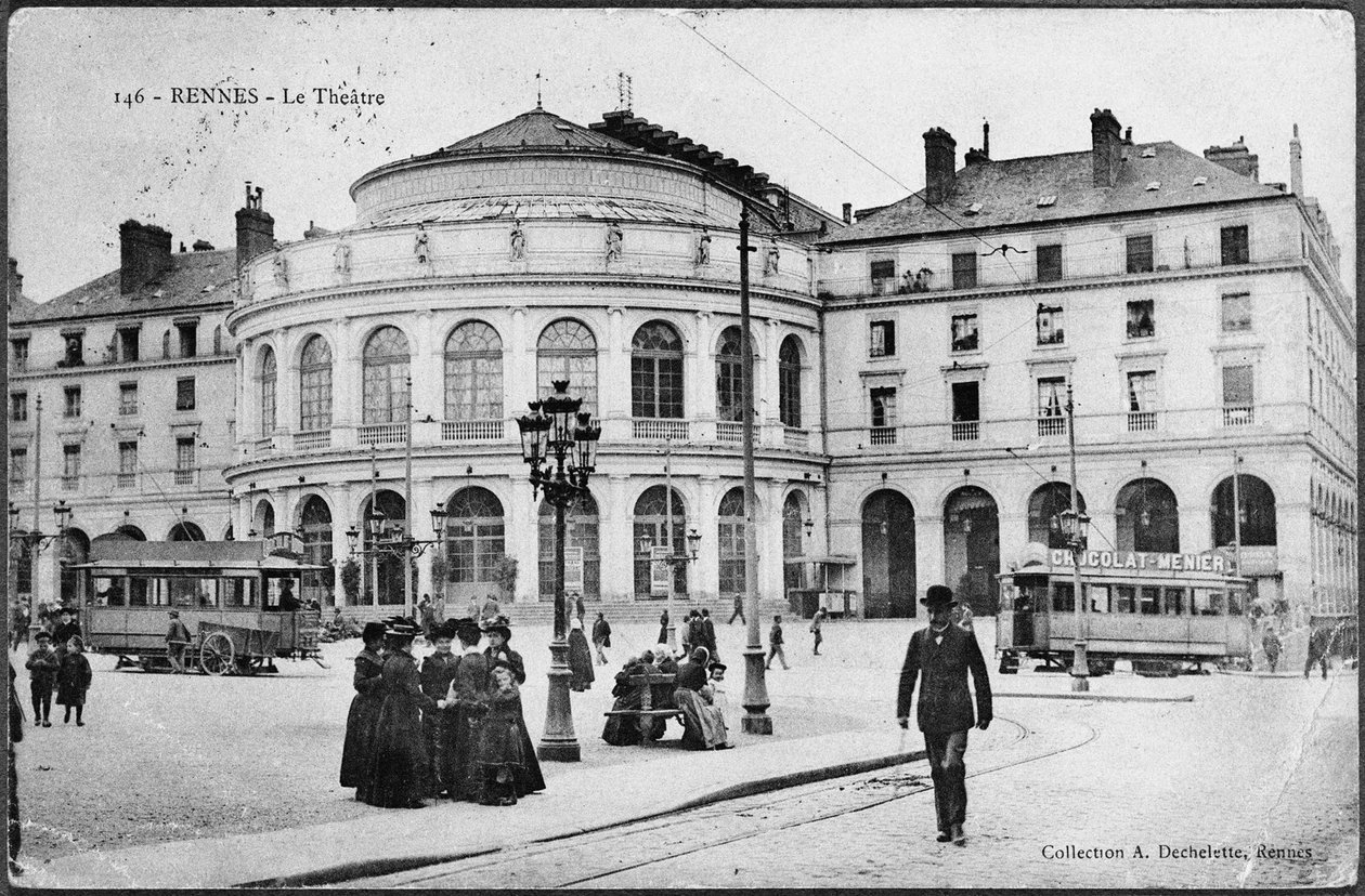 Rennes. Teater, 1900-1910-tallet. af Unbekannt
