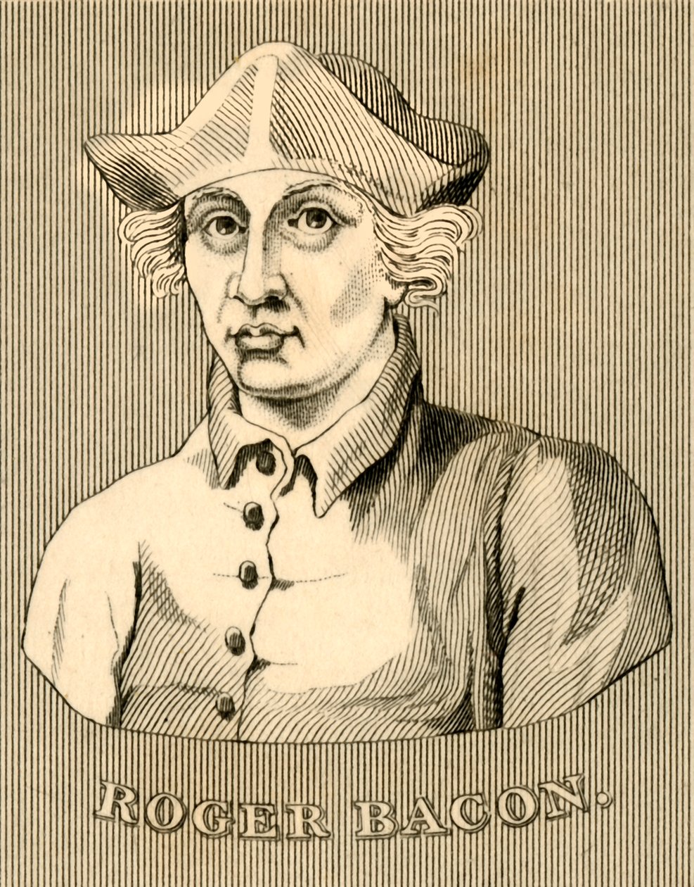 Roger Bacon, 1219-1292, 1830. af Unbekannt