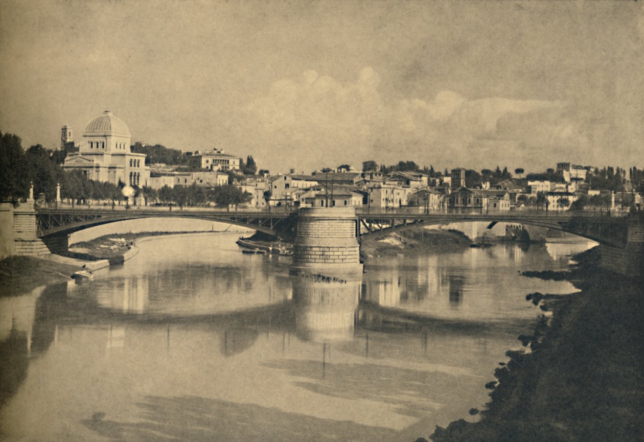 Rom - Ponte Garibaldi, 1910. af Unbekannt