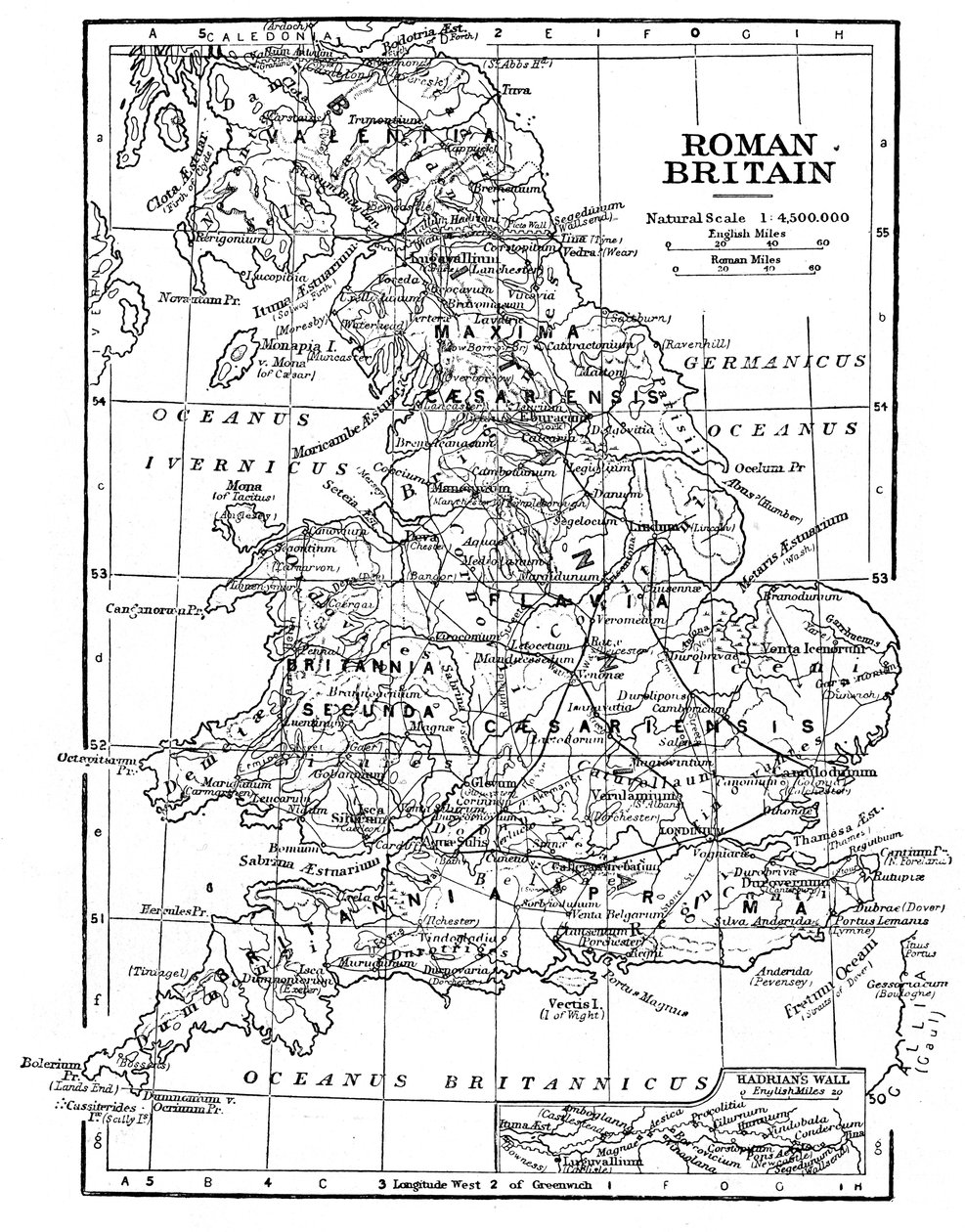 Romerske Storbritannien, c1920 af Unbekannt