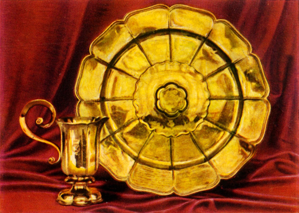 Rose-Water Ewer and Basin, 1938. af Unbekannt