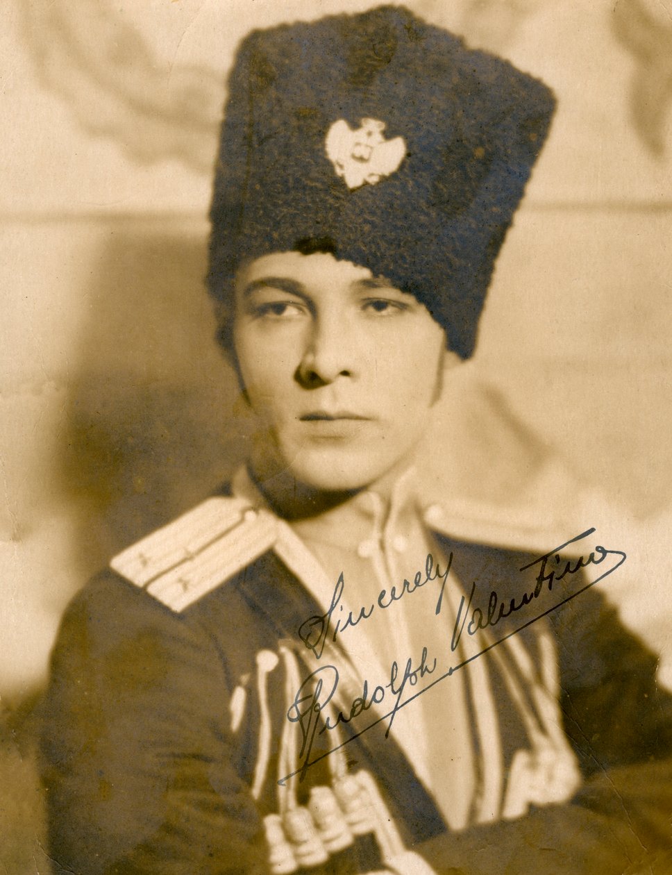 Rudolph Valentino 1895-1926, italiensk skuespiller, c1920