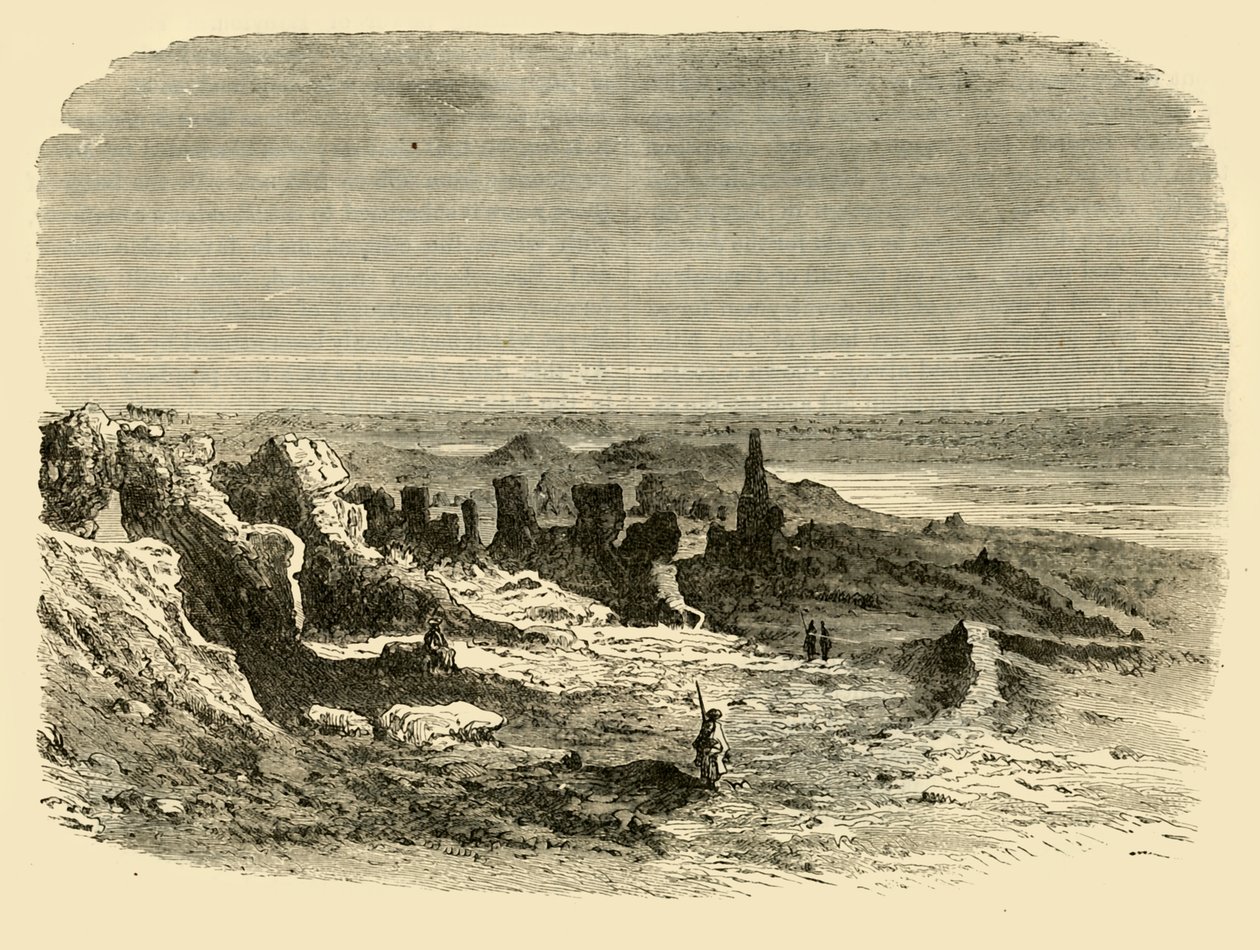Ruiner ved Sais, 1890. af Unbekannt