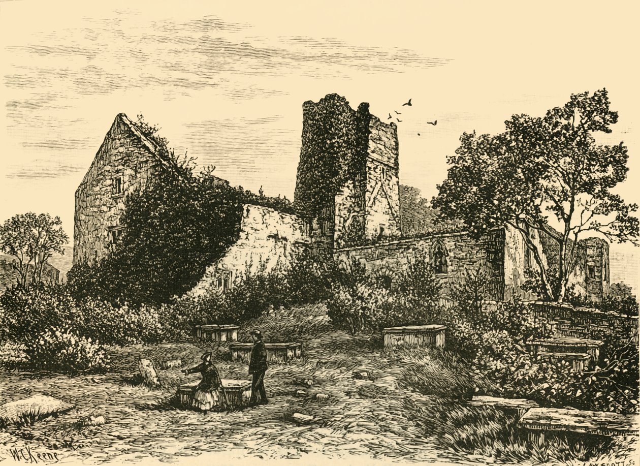 Ruiner nær Rathmullen, 1898. af Unbekannt