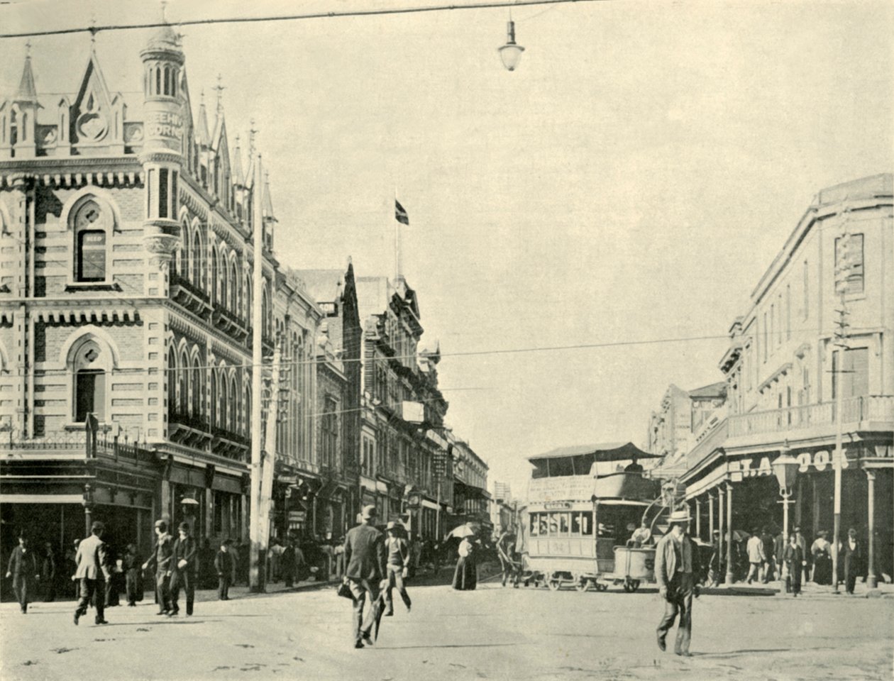 Rundle Street, Adelaide, 1901. af Unbekannt