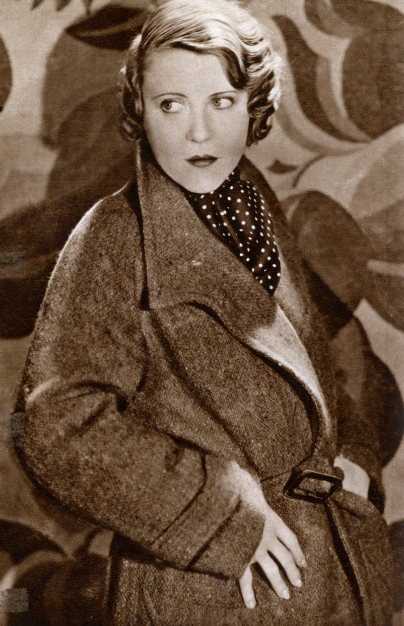 Ruth Chatterton, amerikansk skuespillerinde, 1933 af Unbekannt