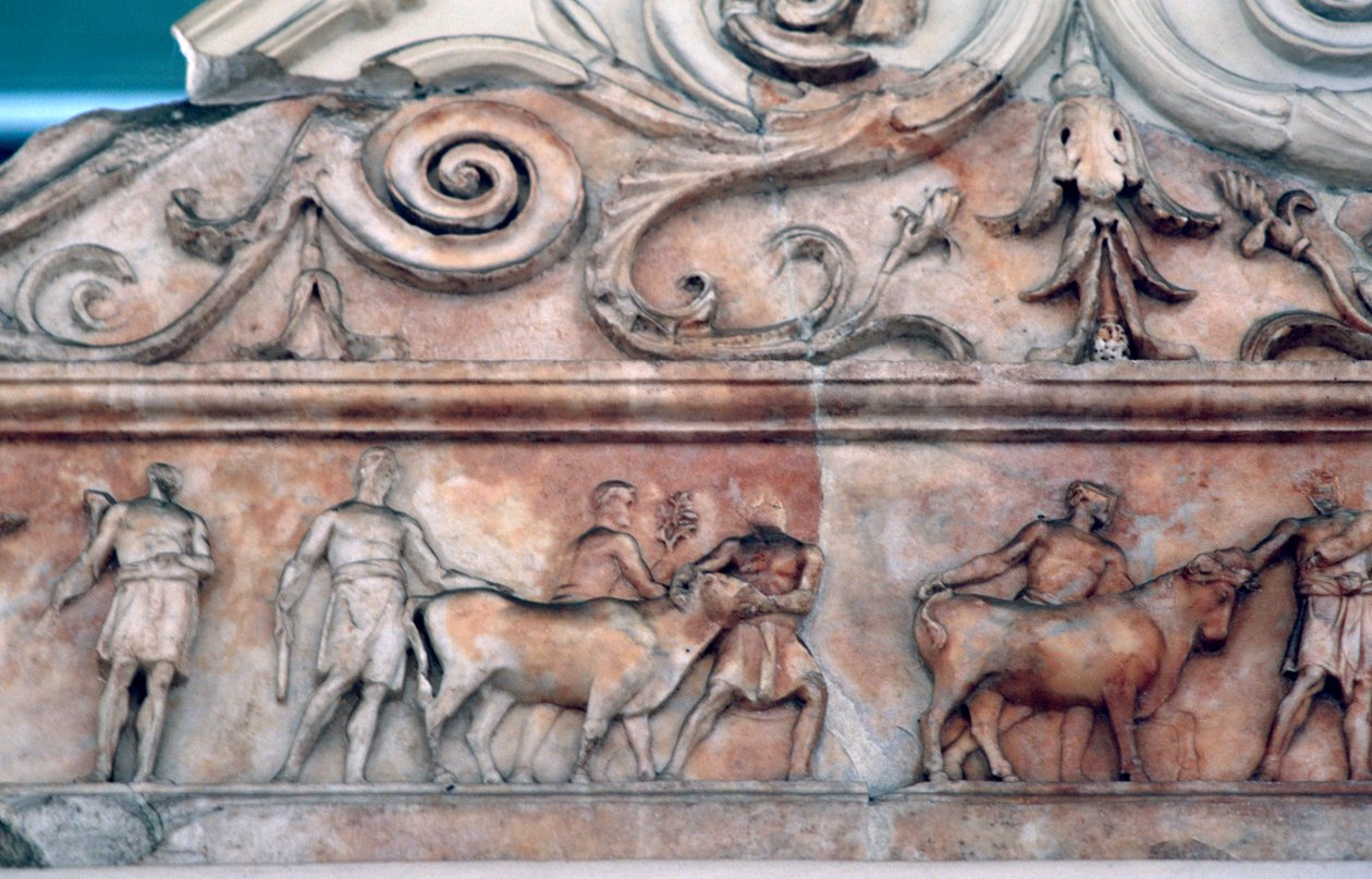 Offerscene på Ara Pacis, Rom af Unbekannt