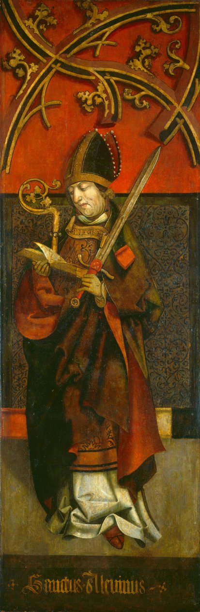 Saint Alcuin, ca. 15001525. af Unbekannt