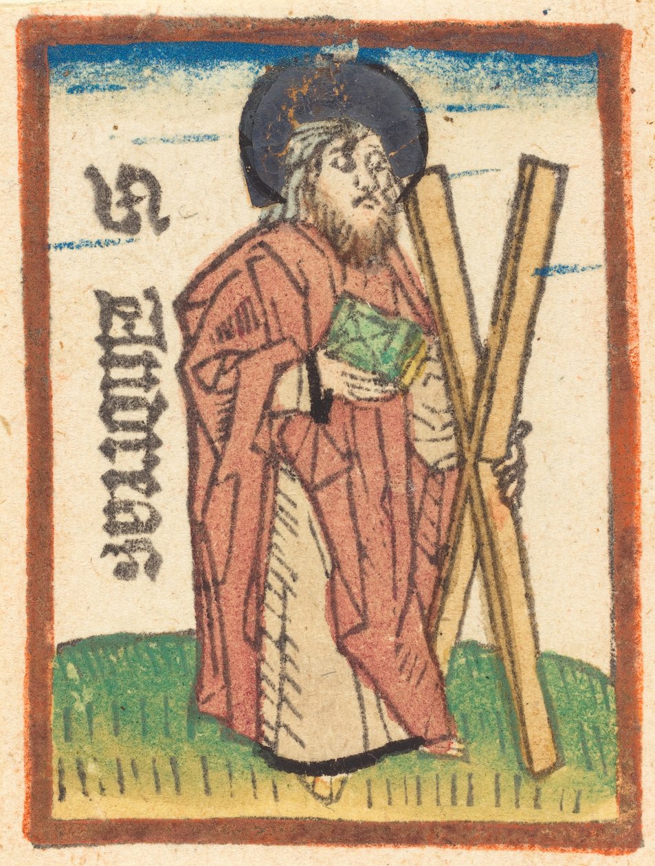Sankt Andreas, ca. 1480. af Unbekannt