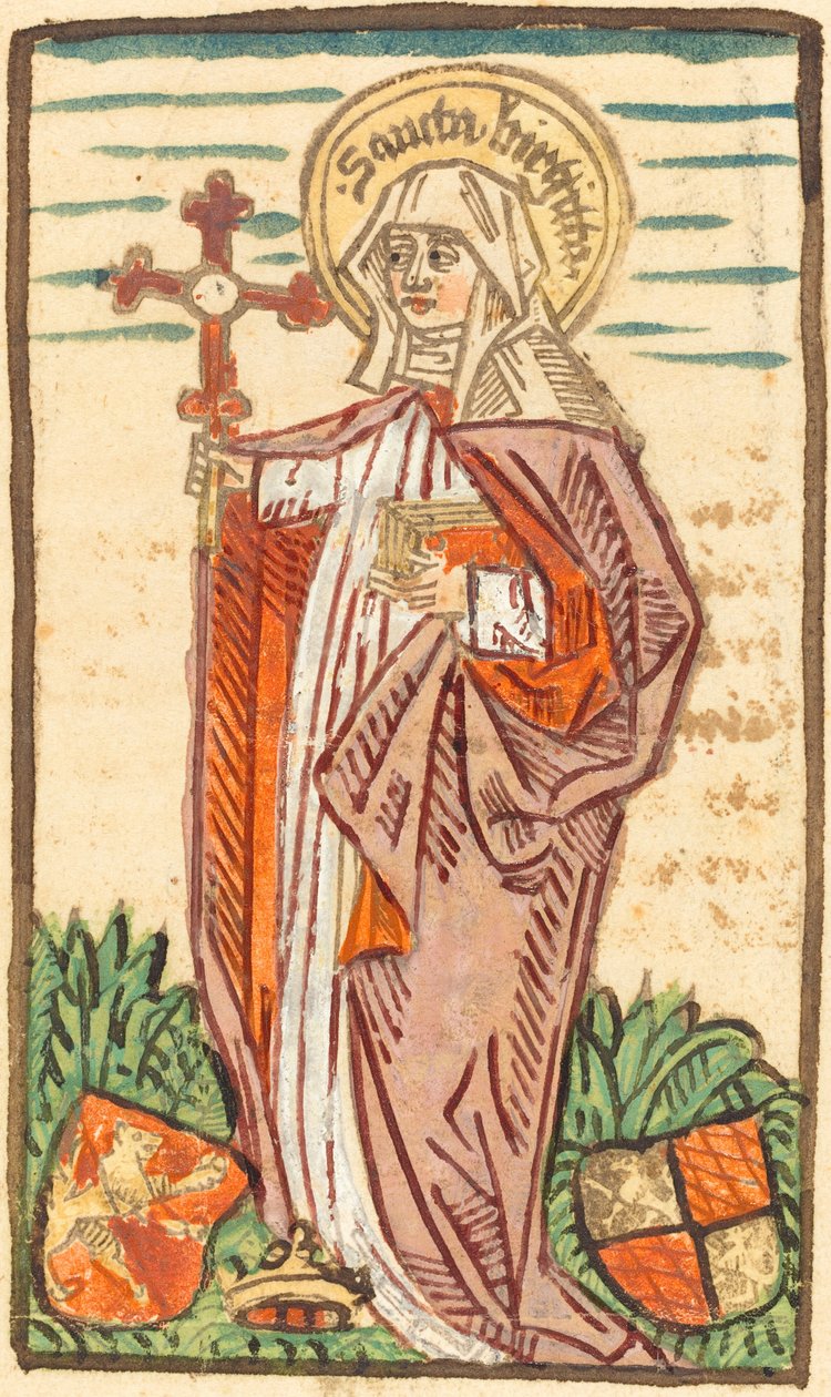 Sankt Birgitta, ca. 14801490. af Unbekannt
