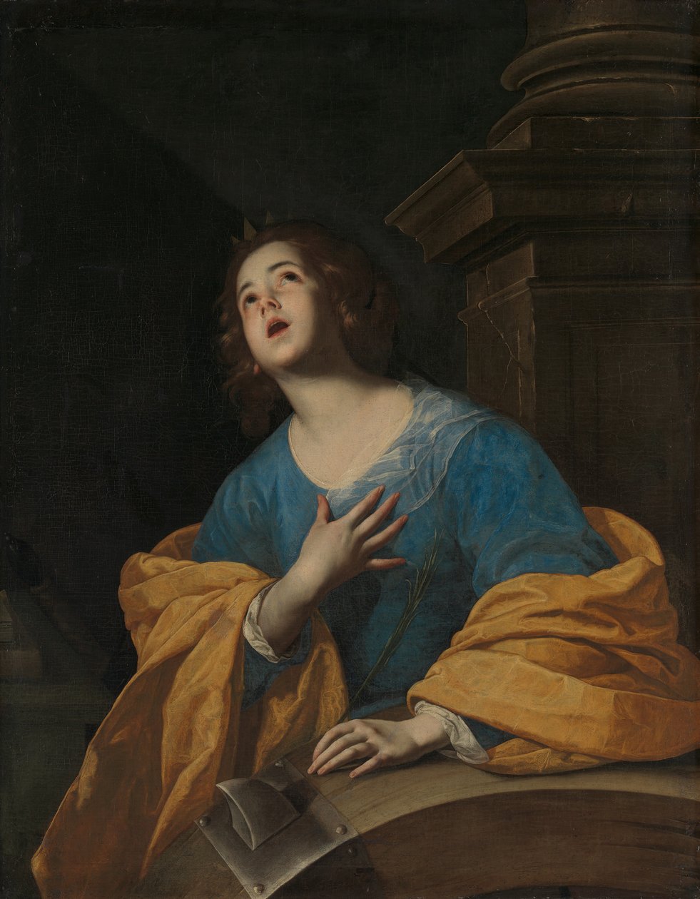 Den hellige Katarina af Alexandria. af Unbekannt