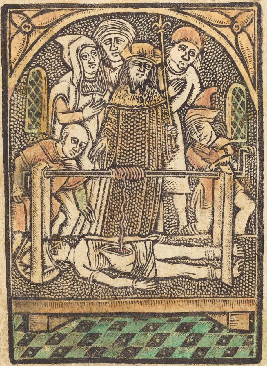 Sankt Erasmus, ca. 14701480. af Unbekannt