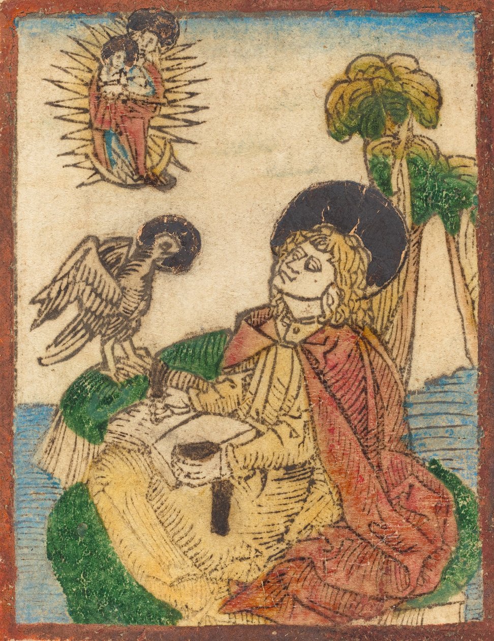 Sankt Johannes på øen Patmos, 14801490. af Unbekannt