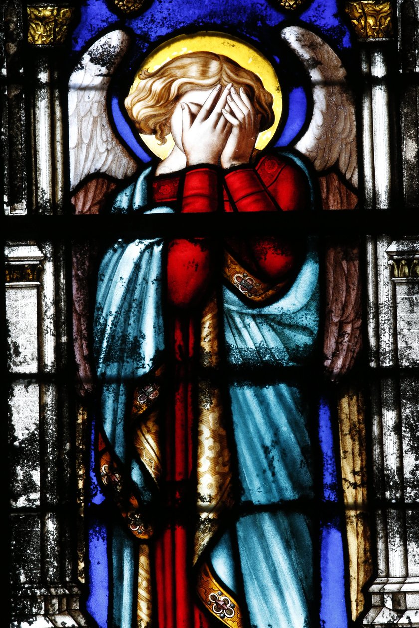 Sainte-Clotilde kirke. Engel. af Unbekannt