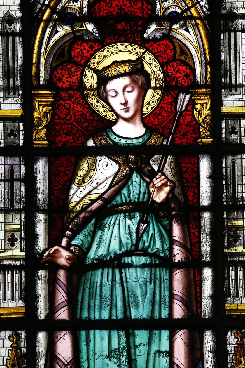 Sainte-Clotilde kirke. Sankt Ursula. af Unbekannt