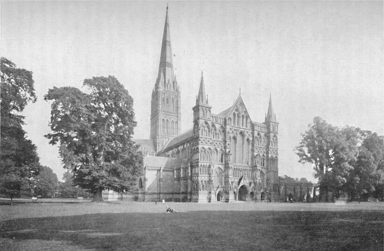 Salisbury Cathedral, 1902 af Unbekannt