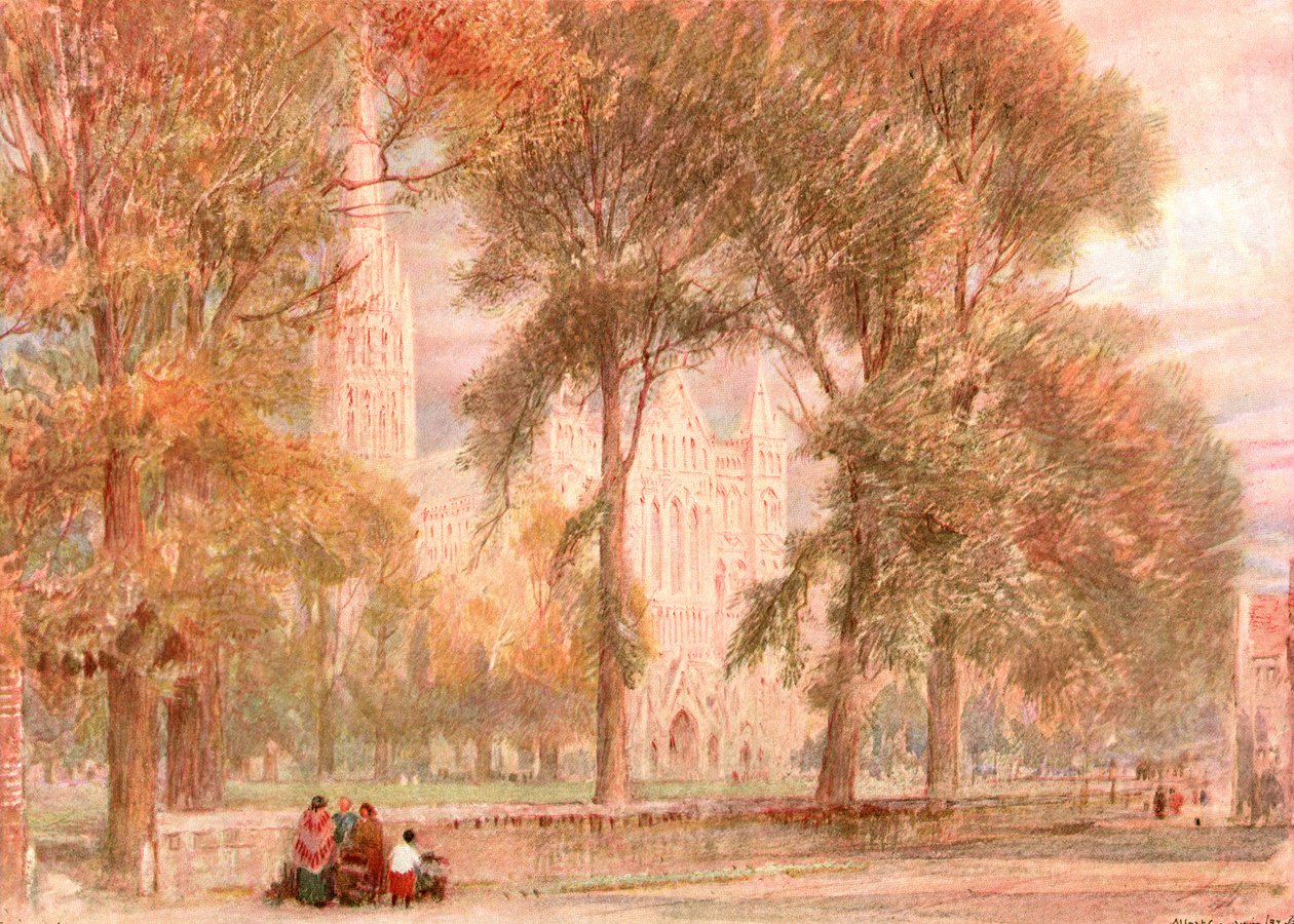 Salisbury Close, 1897, c1900. af Unbekannt