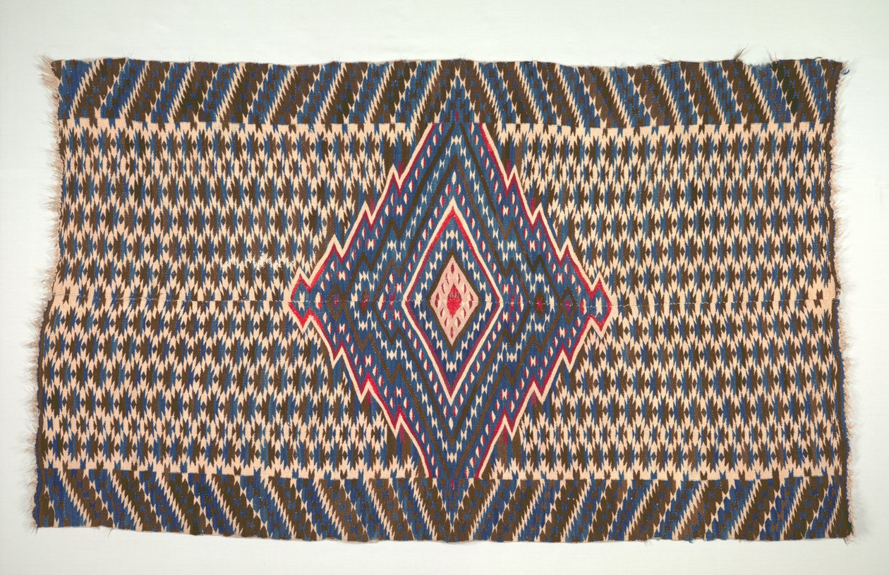 Saltillo Style BlanketSarape, ca. 1860-1875. af Unbekannt