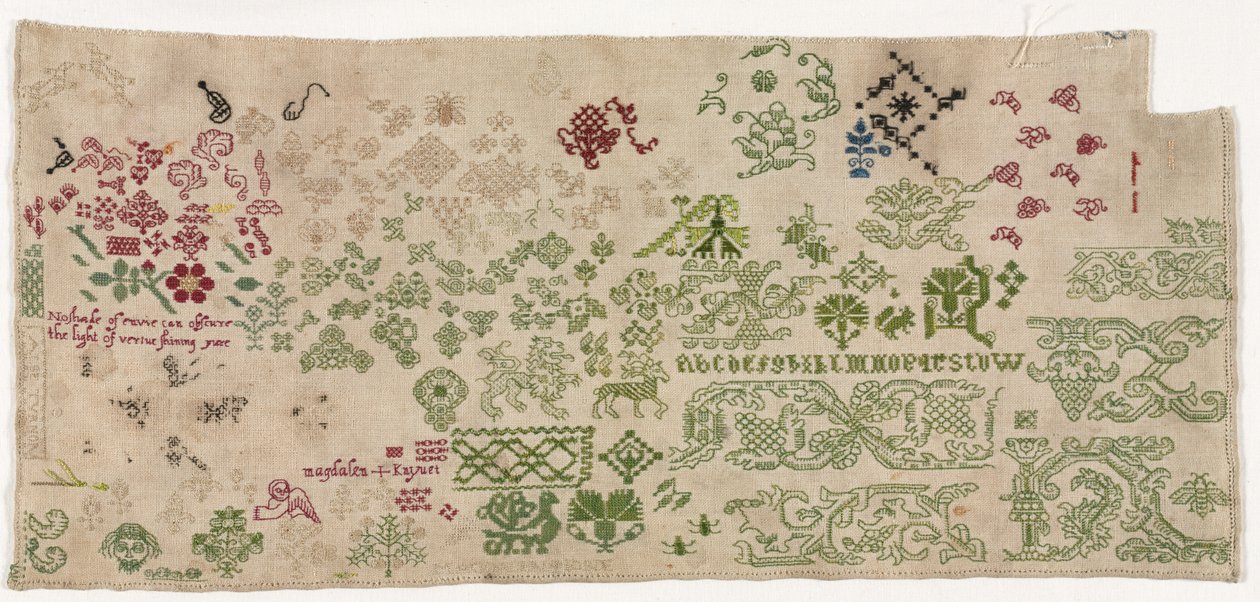 Sampler, 1600 - 1630. af Unbekannt