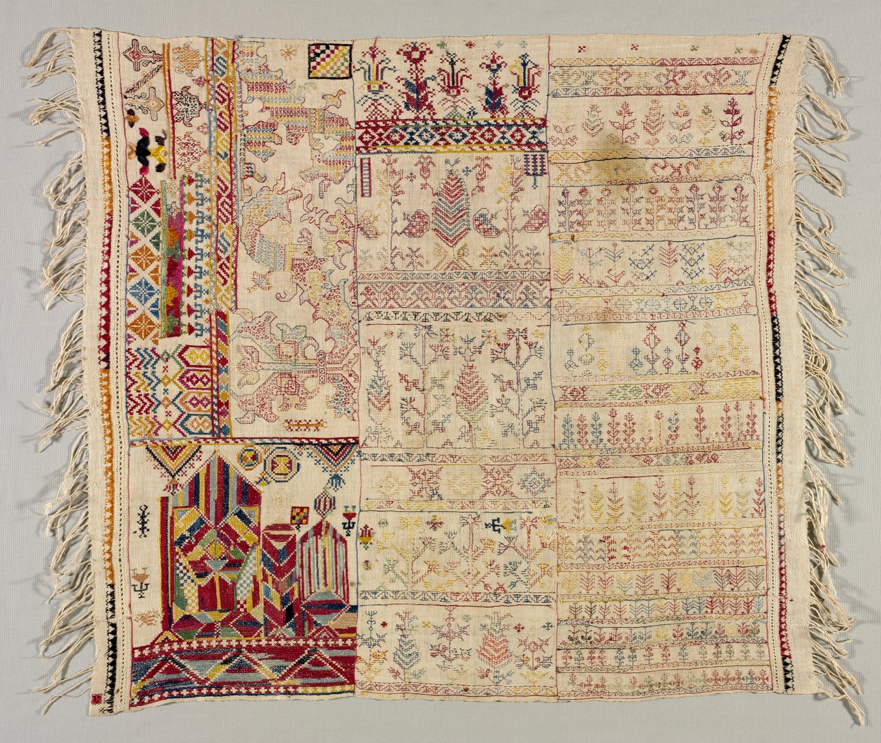 Sampler, 1800-tallet. af Unbekannt