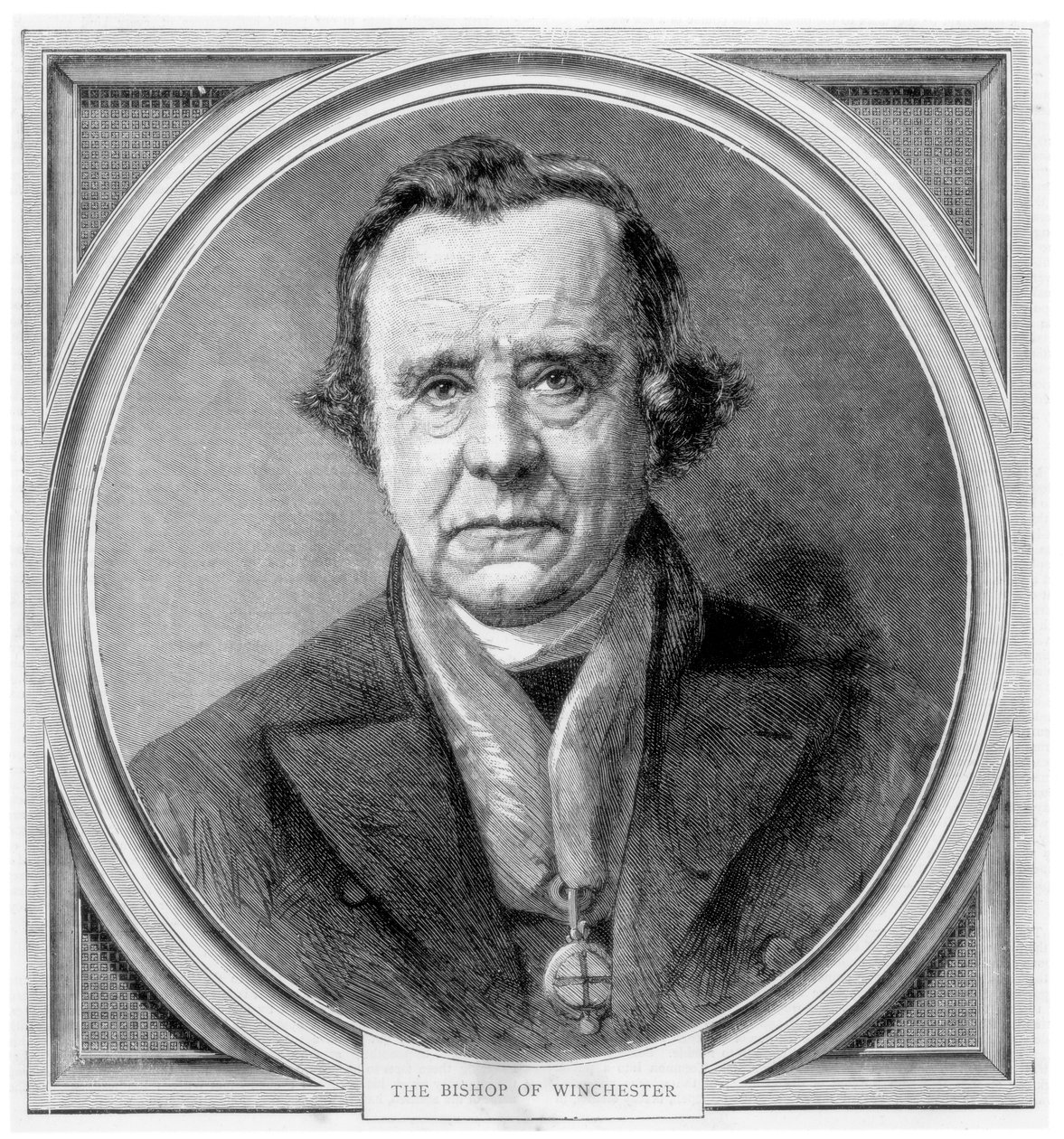 Samuel Wilberforce, engelsk kirkemand, 1870 af Unbekannt