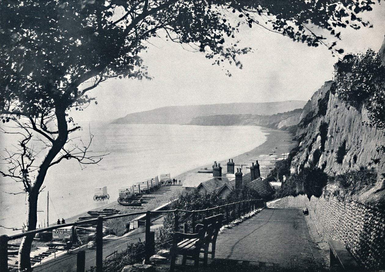 Sandown - Badestranden, 1895 af Unbekannt