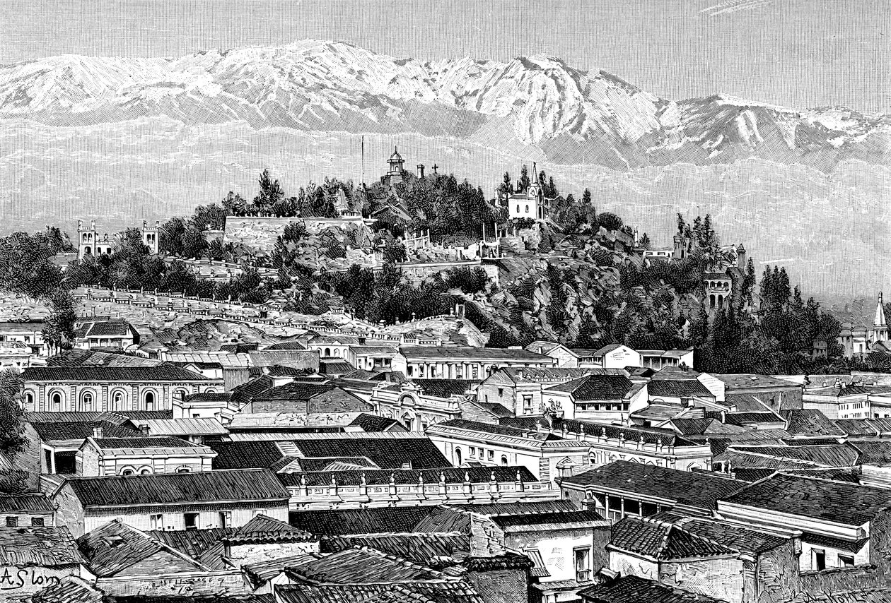 Santiago, Chile, 1895 af Unbekannt