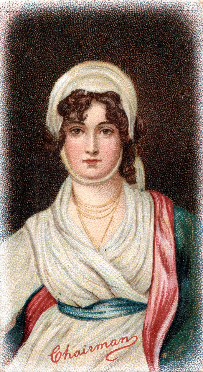 Sarah Siddons, engelsk tragisk skuespillerinde fra det 18. århundrede af Unbekannt