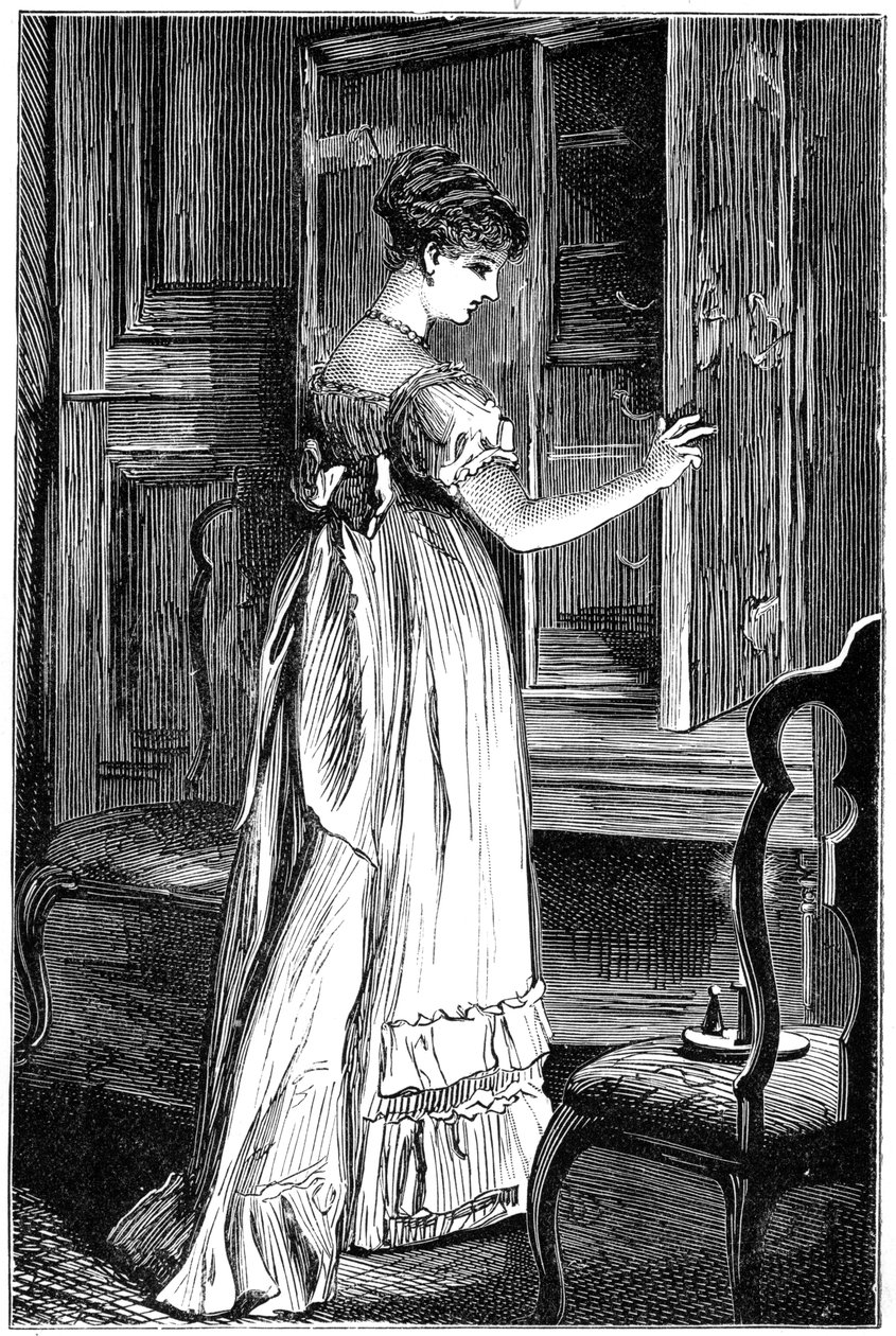 Scene fra Jane Austens Northanger Abbey af Unbekannt