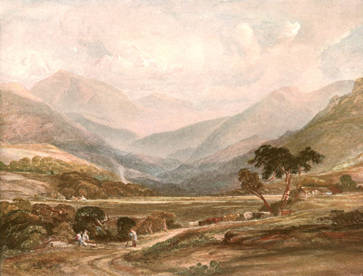 Scene i Glen Lochy, c1900. af Unbekannt