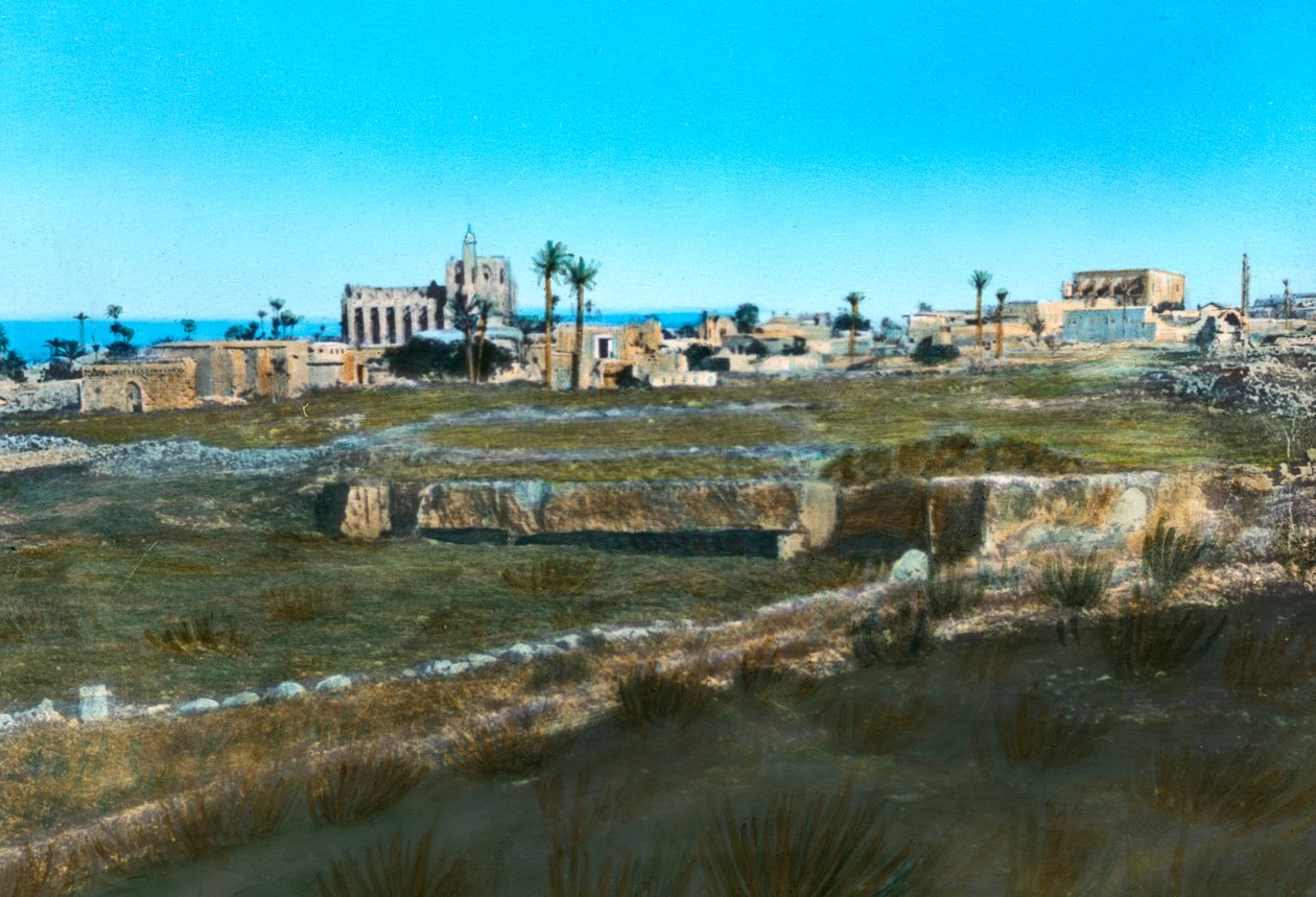 Søvej mod øst, gamle Famagusta, Cypern af Unbekannt