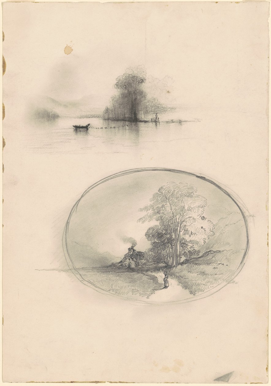 Havlandskab og Landskab, ca. 1859. af Unbekannt