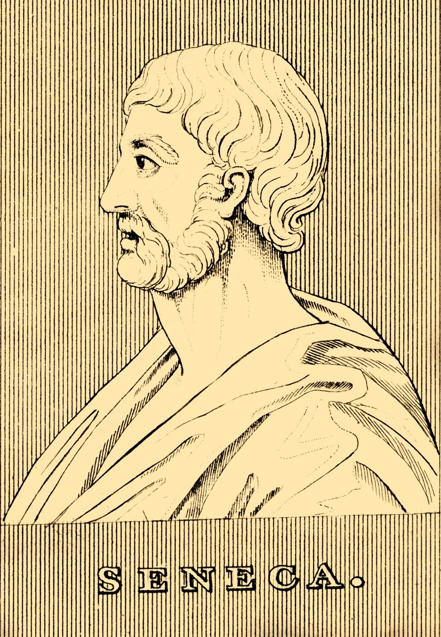 Seneca, c4 BC-AD 65, 1830. af Unbekannt