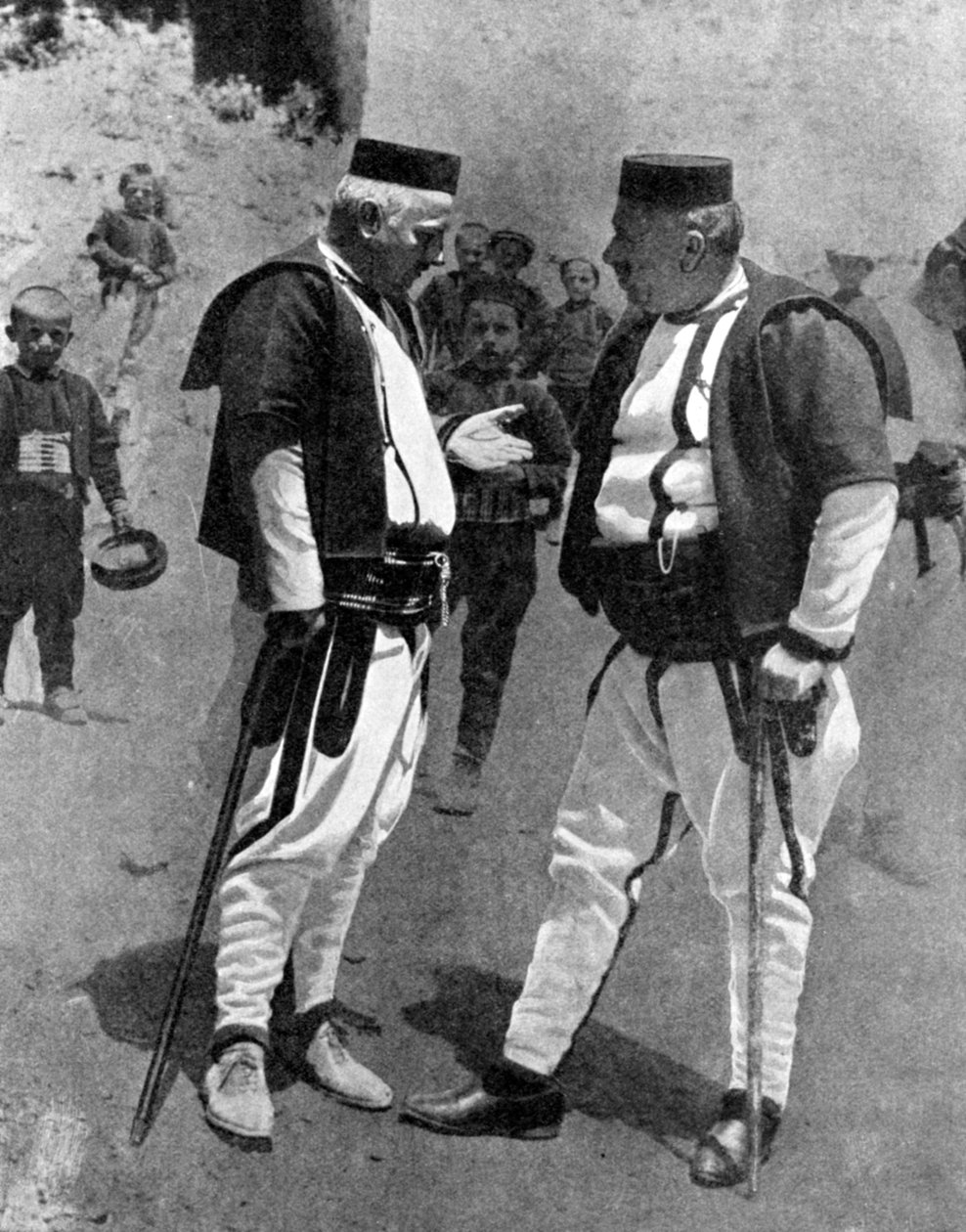 Serbiske bønder, 1936 af Unbekannt